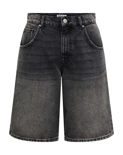 Only - ONLMate Reg Baggy Long Shorts - Washed Black